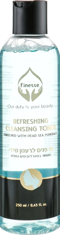 Finesse Очищающий тоник с освежающим эффектом Dead Sea Refreshing Cleanser Toner, 250ml - фото N1