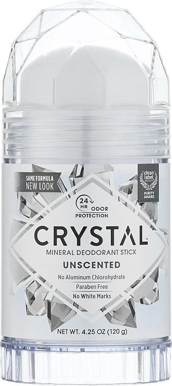 Crystal Минеральный дезодорант-стик без запаха Body Deodorant Stick - фото N1