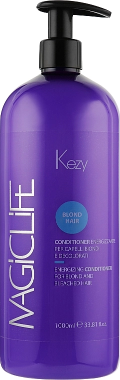 Kezy Кондиціонер зміцнювальний для світлого волосся Magic Life Blond Hair Energizing Conditioner - фото N3