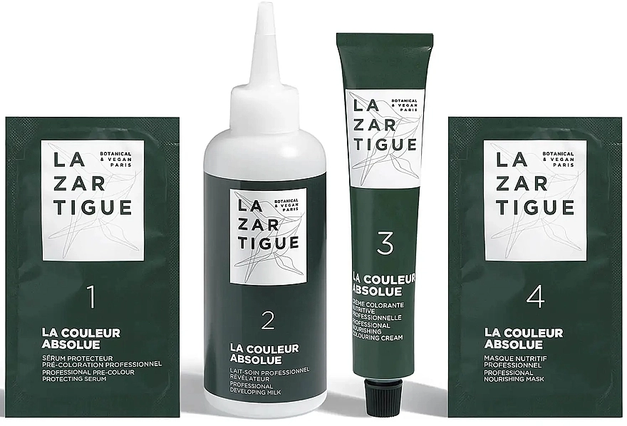 Lazartigue Краска для волос La Couleur Absolue Permanent Haircolor, 8.00 - Light Blond - фото N2