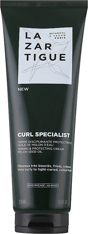 Lazartigue Крем для волос "Защита волос" Curl Specialist Taming and Protecting Cream, 250ml - фото N1