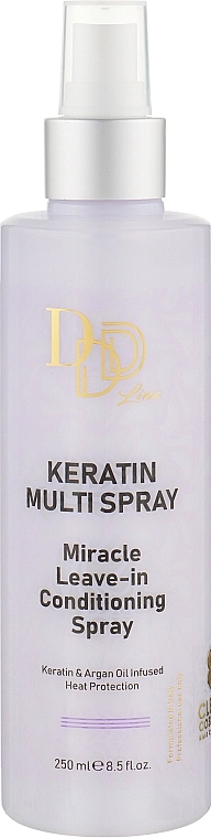 Clever Hair Cosmetics Мультиспрей-кондиционер для волос с кератином 3D Line Keratin Multi Spray - фото N1