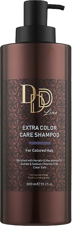 Clever Hair Cosmetics Безсульфатный шампунь "Экстразащита для окрашенных волос" 3D Line Extra Color Care Shampoo - фото N1