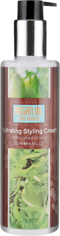 Clever Hair Cosmetics Увлажняющий крем для укладки волос Morocco argan oil Hydrating Styling Cream - фото N1