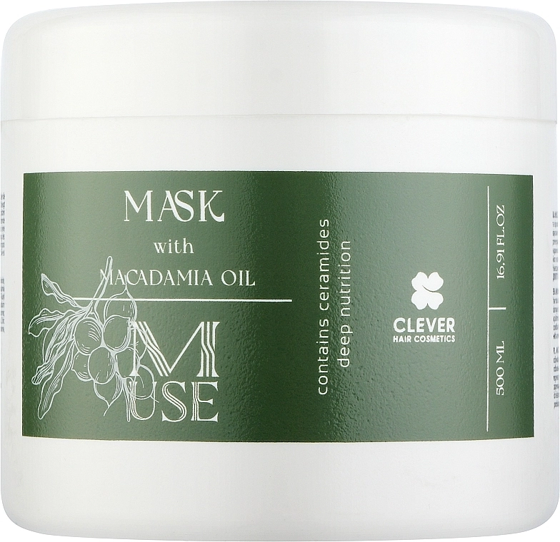 Clever Hair Cosmetics Маска для волосся з олією макадамії M-USE Mask With Macadamia Oil - фото N1