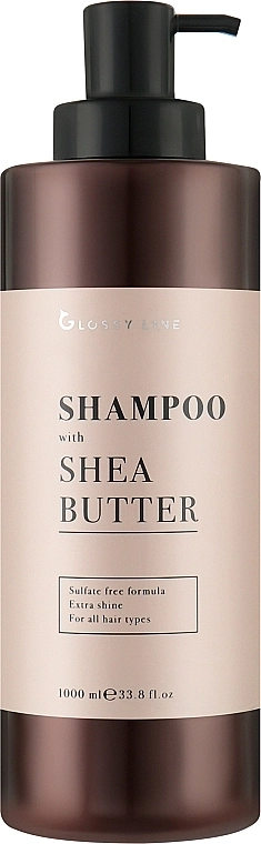 Clever Hair Cosmetics Безсульфатний шампунь з олією Ши для блиску волосся Glossy Line Shampoo With Shea Butter - фото N1