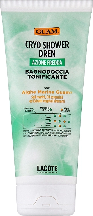 Aquolina Гель для душу з підбадьорливою охолоджувальною дією Guam Shower Gel - фото N1