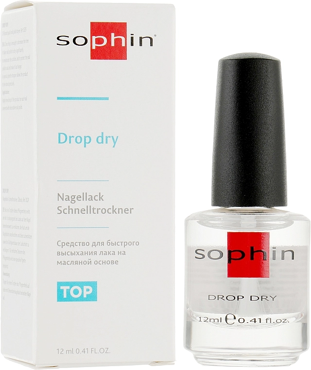 Sophin Средство для быстрого высыхания лака на масляной основе Drop Dry - фото N1