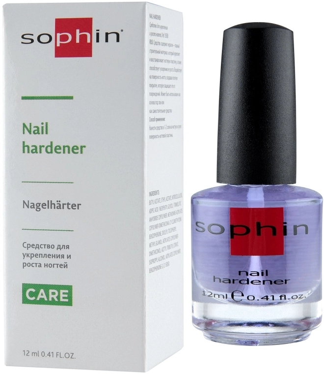 Sophin Засіб для зміцнення і зростання нігтів Nail Hardiner - фото N1