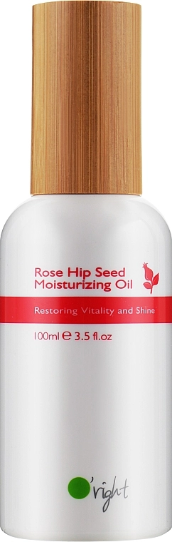 O'right Органическое увлажняющее масло для волос из семян шиповника Rose Hip Seed Moisturizing Oil - фото N1