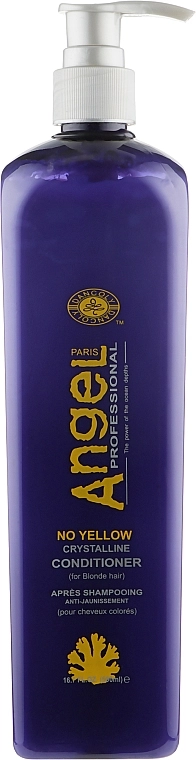 Angel Professional Paris Кондиціонер для нейтралізації жовтого пігменту Angel Professional No Yellow Crystalline Conditioner - фото N3