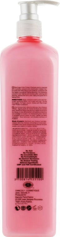 Angel Professional Paris Шампунь для окрашенных волос "Защита цвета" Color Protect Shampoo - фото N2