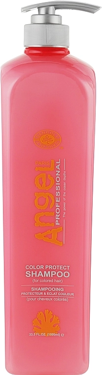 Angel Professional Paris Шампунь для фарбованого волосся "Захист кольору" Angel Professional Color Protect Shampoo - фото N3