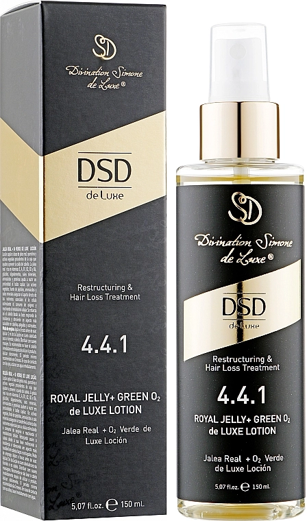 Simone DSD De Luxe Лосьйон подвійної дії Роял Джелі + Royal Jelly + GreenO2 Lotion - фото N2