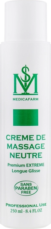 Medicafarm Нейтральний масажний крем екстремально тривалого ковзання Premium Extreme Longue Glisse Creme - фото N1