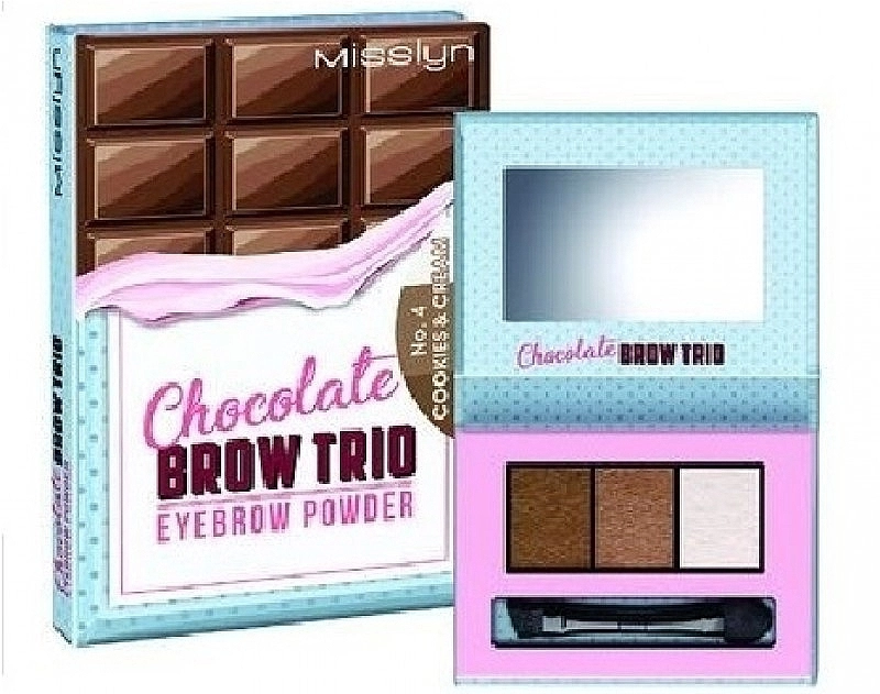Misslyn Chocolate Brow Trio Eyebrow Powder Пудра для брів - фото N1