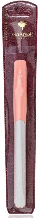 MaxMar Пилочка для ногтей с лазерной насечкой, LN-015, оранжевая Orange - фото N3