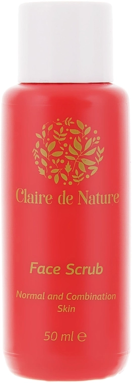 Claire de Nature Скраб для нормальной и комбинированной кожи лица Face Scrub For Normal and Combination Skin - фото N1