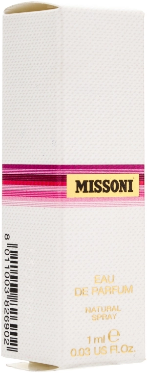 Missoni Eau de Parfum Парфумована вода (пробник) - фото N1