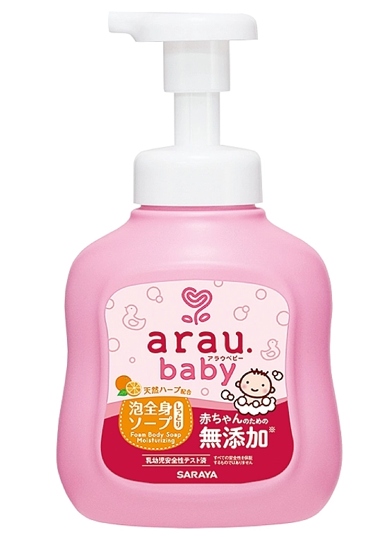 Arau Baby Детский гель-пена для купания, увлажняющий Full Body Soap - фото N1