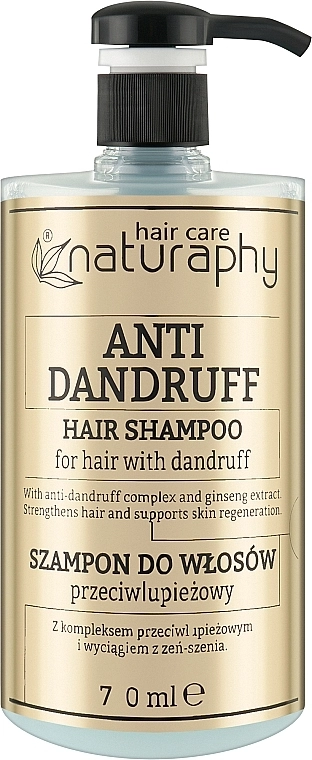 Naturaphy Шампунь для волос с экстрактом женьшеня против перхоти Anti Dandruff Hair Shampoo - фото N1
