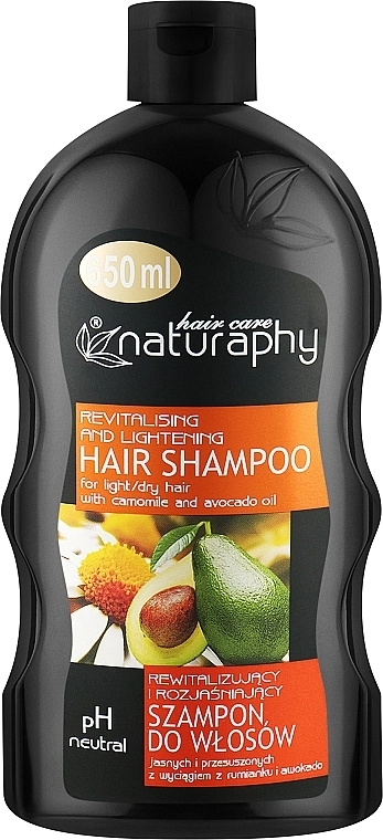 Naturaphy Шампунь для волос с экстрактом ромашки и авокадо Hair Shampoo - фото N1