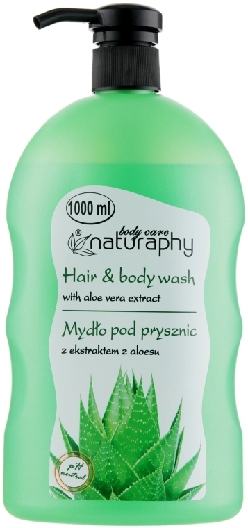 Naturaphy Гель для душа "Алоэ вера" Hair&Body Wash - фото N1