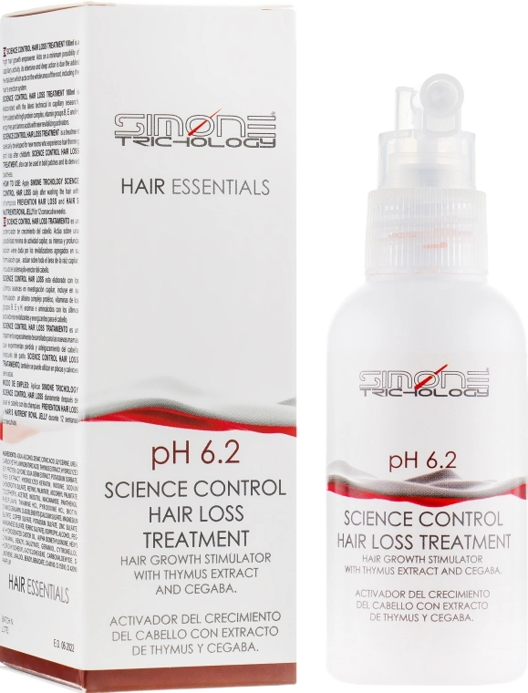 Simone Trichology Лосьон "Саенс Контроль" для укрепления волос Science Control Hair Loss Treatment - фото N2