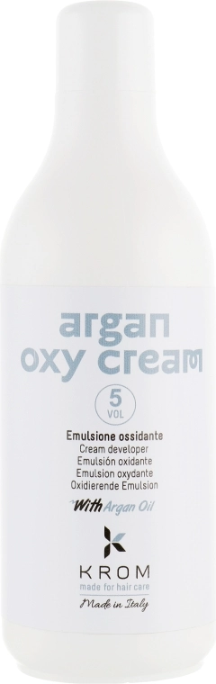 Krom Окислювальна емульсія Argan Oxy Cream 5 Vol - фото N3