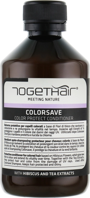 Кондиционер для окрашенных волос - Togethair Colorsave Conditioner Color Protect, 250мл - фото N1