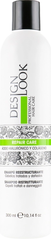 Design Look Шампунь для поврежденных волос Restructuring Shampoo, 1000ml - фото N1