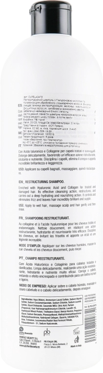 Design Look Шампунь для поврежденных волос Restructuring Shampoo, 1000ml - фото N4