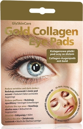 GlySkinCare Колагенові патчі для повік із золотом Gold Collagen Eye Pads - фото N1