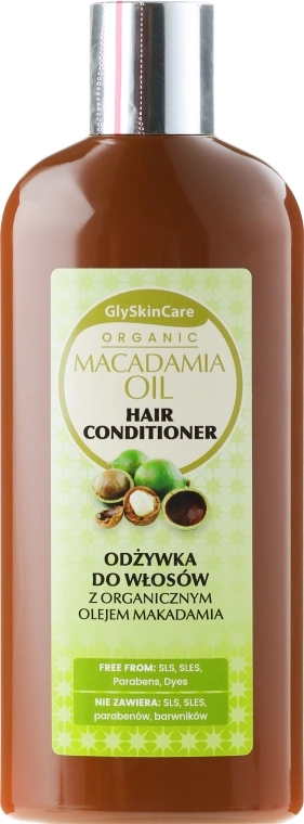GlySkinCare Кондиціонер для волосся, з олією макадамії і кератином Macadamia Oil Hair Conditioner - фото N1