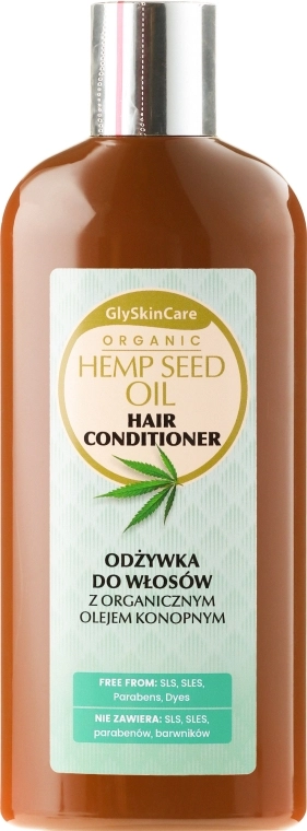 GlySkinCare Кондиционер для волос с органическим маслом конопли Organic Hemp Seed Oil Hair Conditioner - фото N1