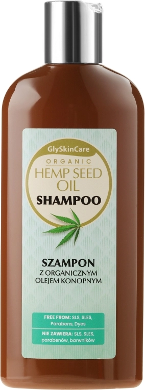 GlySkinCare Шампунь с органическим маслом конопли Organic Hemp Seed Oil Shampoo - фото N1