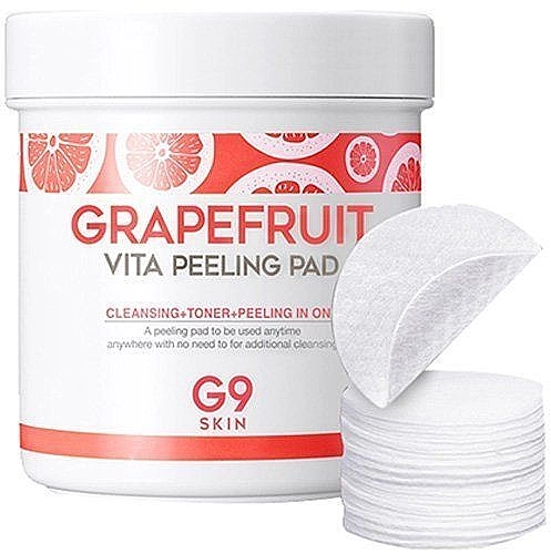 G9Skin Пилинг-пэды для очищения кожи, с грейпфрутом Grapefruit Vita Peeling Pad - фото N1