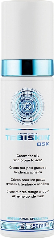 Tebiskin Себорегулювальний крем для жирної проблемної шкіри Osk Cream - фото N1