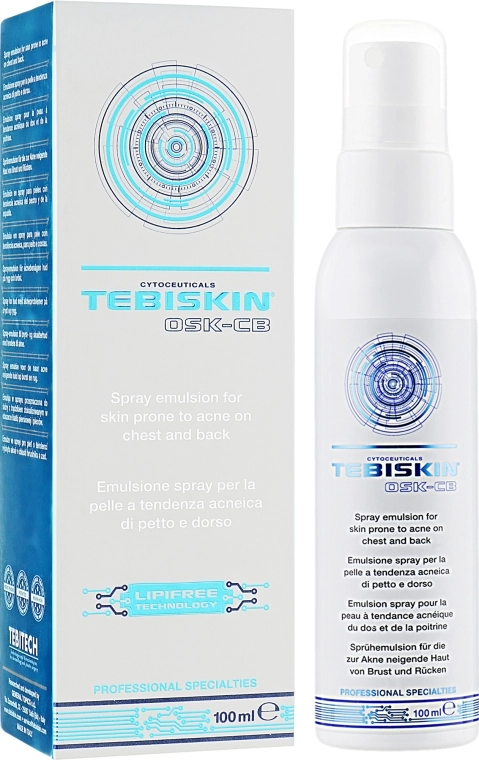 Tebiskin Емульсія для проблемної шкіри спини і грудей Osk-CB - фото N1