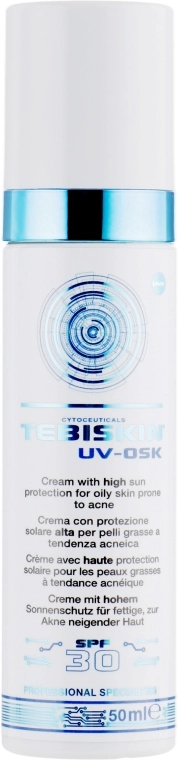 Tebiskin Солнцезащитный крем для жирной и проблемной кожи UV-Osk Cream SPF 30+ - фото N2