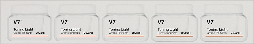 Dr. Jart Набор V7 Toning Light Cream Mini Set (f/cr/15mlx5) - фото N3