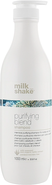 Інтенсивний шампунь від лупи - Milk Shake Milk Shake Purifying Blend Shampoo, 1000 мл - фото N1