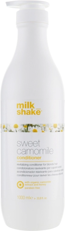 Восстанавливающий кондиционер для светлых волос - Milk Shake Sweet Camomile Conditioner, 1000 мл - фото N1