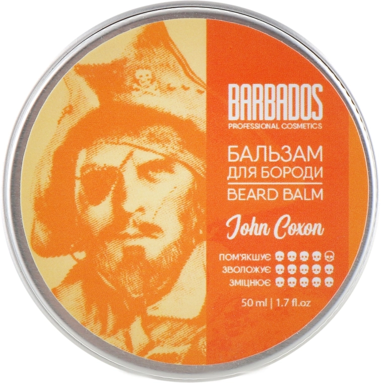 Barbados Бальзам для бороди Pirates Beard Balm John Coxon - фото N1