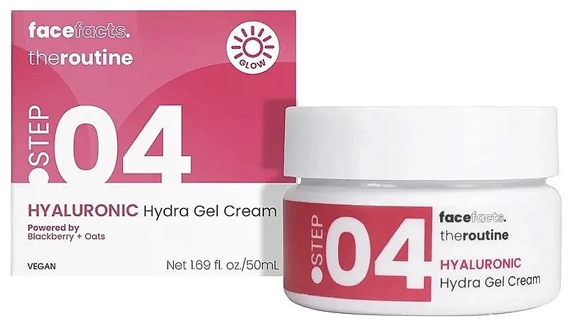 Face Facts Крем-гель для лица с гиалуроновой кислотой The Routine Step.04 Hyaluronic Hydra Gel Cream - фото N1