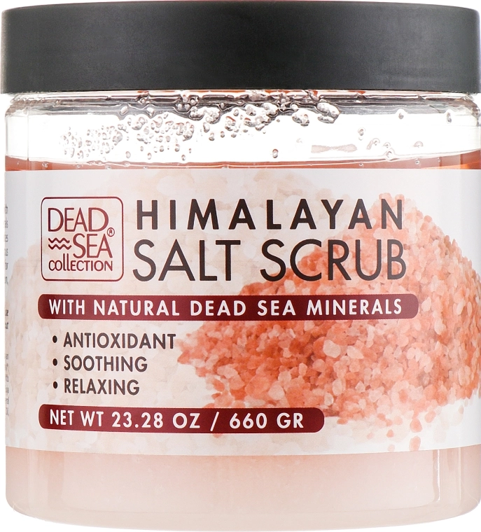 Dead Sea Collection Скраб для тела с гималайской солью и минералами Мертвого моря Himalayan Salt Scrub - фото N1