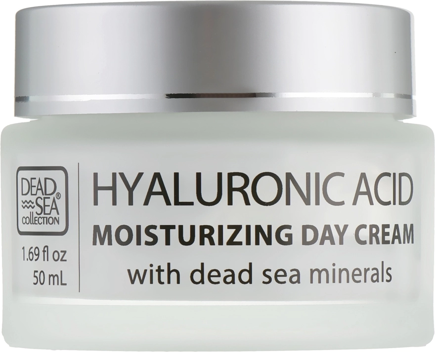 Dead Sea Collection Увлажняющий дневной крем с гиалуроновой кислотой и минералами Мертвого моря Hyaluronic Acid Moisturizing Day Cream - фото N2
