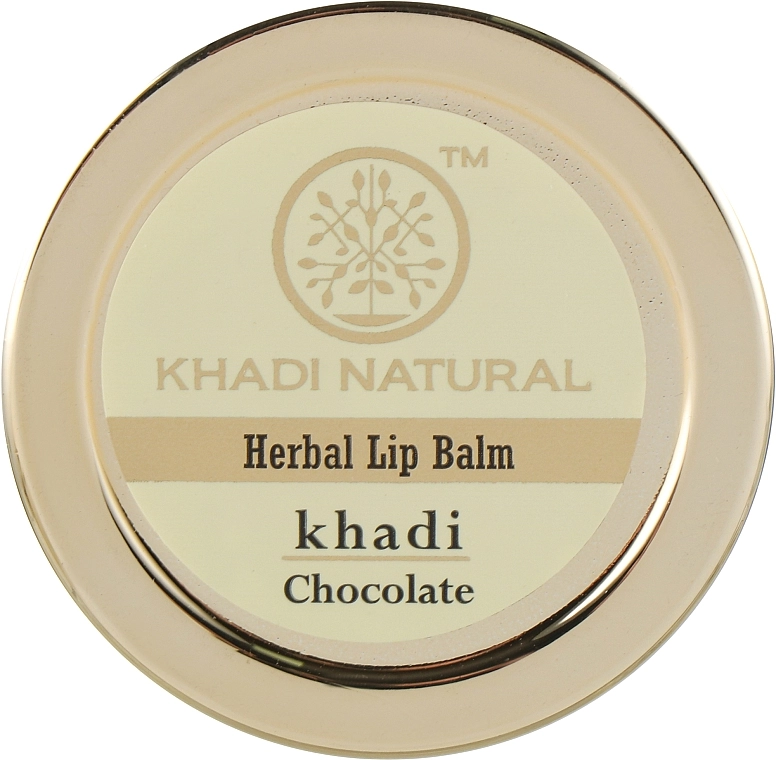 Khadi Natural Натуральный аюрведический бальзам для губ "Шоколад" Ayurvedic Herbal Lip Balm Chocolate - фото N1