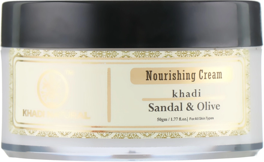 Khadi Natural Живильний крем "Сандал і олива" Khadi Sandal & Olive Herbal Nourishing Cream - фото N1
