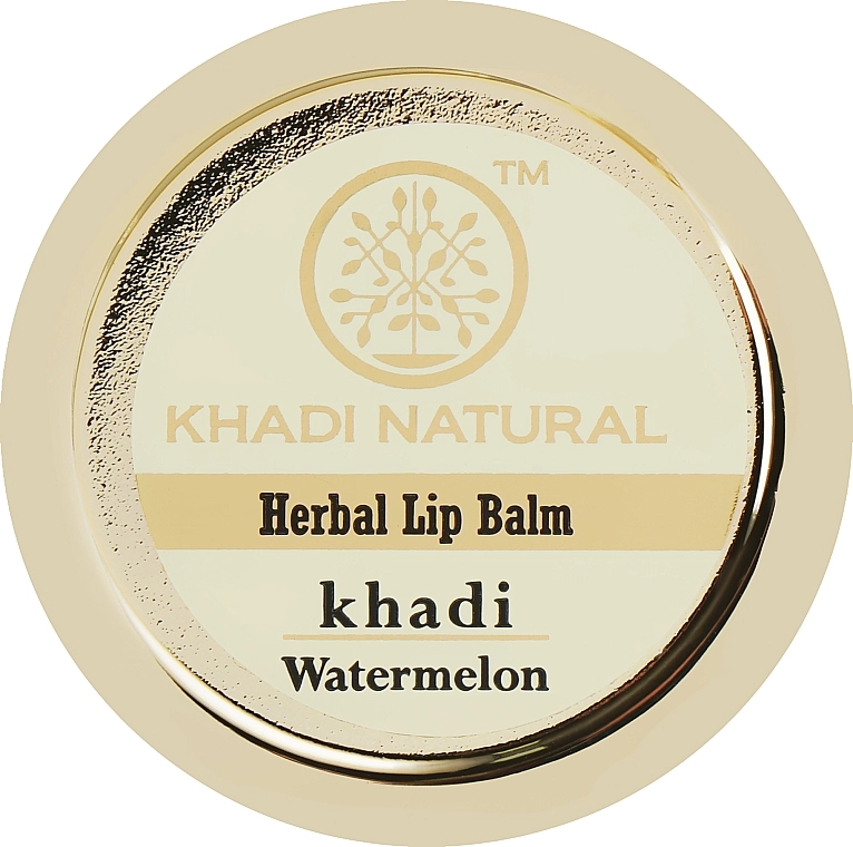 Khadi Natural Натуральний аюрведичний бальзам для губ "Кавун" Ayurvedic Herbal Lip Balm Watermelon - фото N1